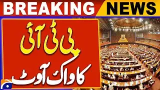 PTI Members Walk Out During Voting on 26th Constitutional Amendment in National Assembly Session