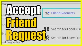 How to accept a friend request on your Nintendo Switch Account (Easy Tutorial)