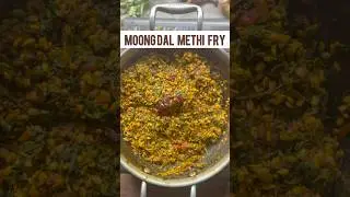 Try this Sukha Bhaji with your Roti & Rice #shorts #methi #moongdal