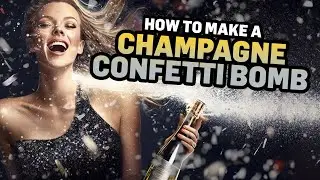 DIY Champagne Confetti Bomb Tutorial: Add Some Sparkle to Your Celebrations!