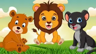 Wild Animal Sounds Around Us: Lion, Panther, Bear, Tiger,... | Familiar Animal Moments
