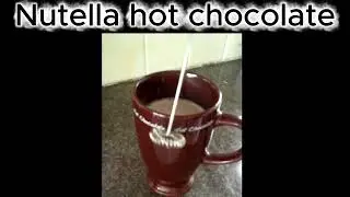 NUTTELLA HOT CHOCOLATE WITH CREAM