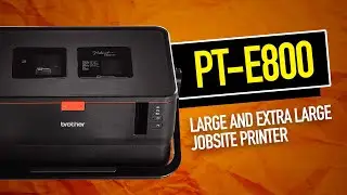 Настольный этикетировщик Brother PT-E800W &mdash; лучший вариант для печати этикеток большего размера?