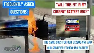 EarthX Lithium Batteries and frequently asked questions