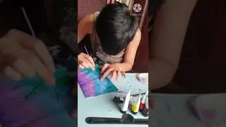 Split Complimentary color🎨 / worship song / flower paint