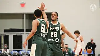 Wisconsin Herd 2021-22 Opening Night vs. Cleveland Charge | Rayjon Tucker Hits Game-Winner | 11.8.21