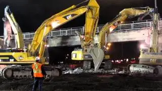 D&eacute;molition du viaduc du Fer-&agrave;-Cheval, Ste-Julie (6/7)