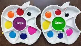 #Colormixing 39 / Green vs. Purple: Color Mixing Recipes!
