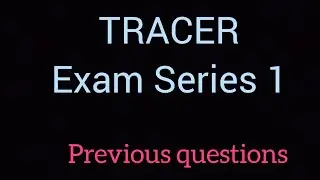 TRACER EXAM SERIES 1 || PREVIOUS QUESTIONS || TOWN AND COUNTRY PLANNING