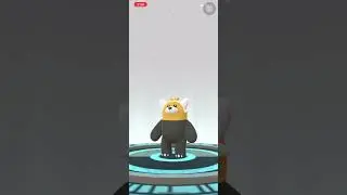 Bewear / Stufful Shiny Evolution on Pokemon Go #pokemon #pokemongo #pok&eacute;mon #shinypokemon #shiny