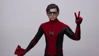How To Pose #5 Hot Toys Spider Man MMS542 Upgraded Suit Far From Homw Learn to Pose with me
