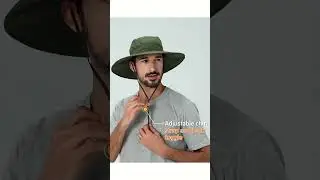 Home Prefer Wide Brim Fishing Hat Foldable Sun Hat #beachhat #fishinghat #gardeninghat #sunhat