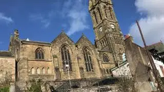 Peebles old parish church ⛪️ chimes 14:45 
