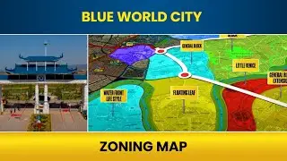 Blue World City Map | The Destination Pakistan | Digital Mapping | CPEC Route & Ring Road