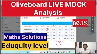 OLIVEBOARD LiveMOCKMock  Analysis  2-3 August|Eduquity Pattern| ✍️💯#oliveboard#ssc#maths#cgl#ssccgl
