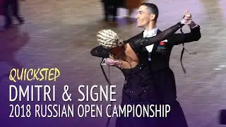 Dmitri Kolobov & Signe Busk = Квикстеп = Открытый Чемпионат России 2018