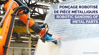 Pon&ccedil;age robotis&eacute; de pi&egrave;ces m&eacute;talliques - SABCA | GEBE2 - EUROPE TECHNOLOGIES