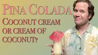 Pina Colada - Make a Cream of Coconut from Canned Coconut Cream