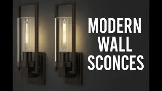 Elegant Matte Black Wall Lights | Pre-Installed Bulb, FCC Certified & Ready to Install - CINOTON
