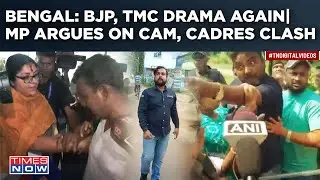 BJP, TMC Clash During Bengal Lok Sabha Polls Again: MP Locket Chatterjee Argues On Cam| Watch Drama