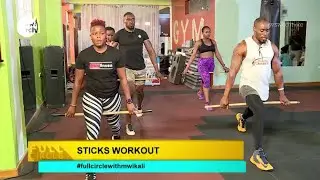 Workout to do using a broom stick - Sticks workout with SCO and ANDY