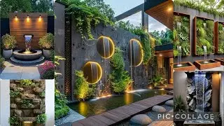 Outdoor wall fountain ideas    indoor modern water fountain    great water fountain design for home