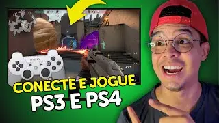 Jogue no PC com Controle de PlayStation 3 ou 4! Guia para Conectar via USB e Bluetooth (2026)