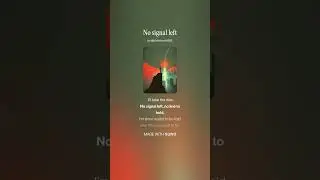 No signal left