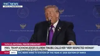 Pres. Trump Acknowledges Oluremi Tinubu, Calls Her 