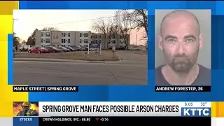 Man facing arson charges after Spring Grove apartment fire