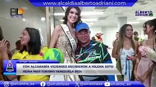 🎥 Así fue la llegada de Milena Soto @milenapaolasoto Miss Turismo Venezuela 2024 a El Vigía.