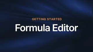 Formula Editor