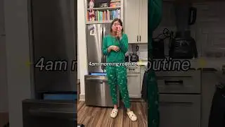 4am morning routine 💕✨ #morningroutine #grwm #vlog