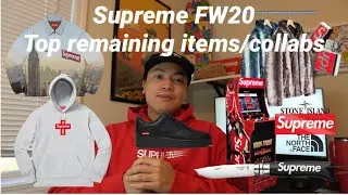 Supreme FW20 - What is left this season? - Stone Island, TNF Part 2, Faux Fur, Aerial, Cross Bogo...