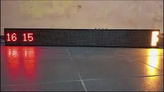 Kombinasi Running Text led 170x20cm (160x16cm) wifi