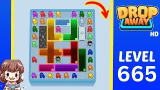 Drop Away Level 665 Solution Walkthrough