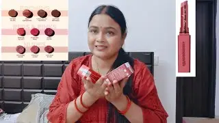 Mamaearth Luxe Matte Long Stay Lipstick 💄 5 Shades Swatches| Shalini Aryan