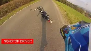 Wheelie Fail || Mofa // Crash // Kennzeichenschleifer // Mofa Tuning || Hercules Prima m5