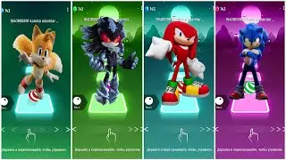 Sonic The Hedgehog 🔴 Knuckles 🔴 Shadow 🔴 Super Sonic   Coffin Dance   Tiles Hop EDM Rush!