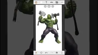 Hulk + Thor fusion art ।। #shorts #youtubeshorts