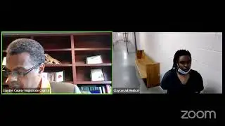 Clayton County Magistrate Court 3's Zoom Meeting First Appearance