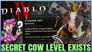 Diablo 4 - Secret Cow Level is REAL - HUGE New Discovery & Item Unlock Datamine Found!