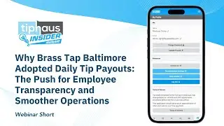 Brass Tap's Secret to Smoother Daily Tip Payouts: Real-Time Tip Calculation at the Time of Sale