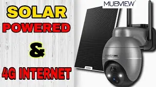 MUBVIEW 4G LTE Security Camera With Solar Panel | ZS-G9