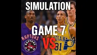 🔥 Kobe Bryant and the 2000 Toronto Raptors vs the Indiana Pacers | Game 7 | NBA Simulations