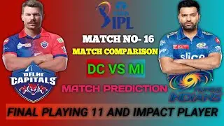 DC VS MI  Playing 11 2023 Comparison | IPL 2023 | DC vs MI Comparison 2023 & Prediction #dcvsmilive