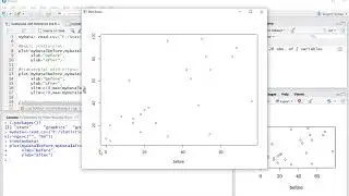 R - Scatterplot with reference line (y=x)