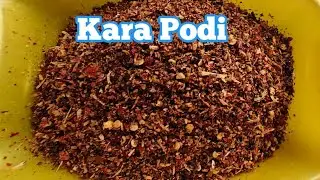 Kara Podi // Best for Idli & Pesarattu // Receipe Explorer.