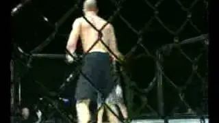 Joe Wilk talks with Danny Touchatt before fight at Midwest Cage Combat