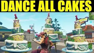 All Birthday Cake Locations - Dance In Front Of Different Birthday Cakes Fortnite Guide